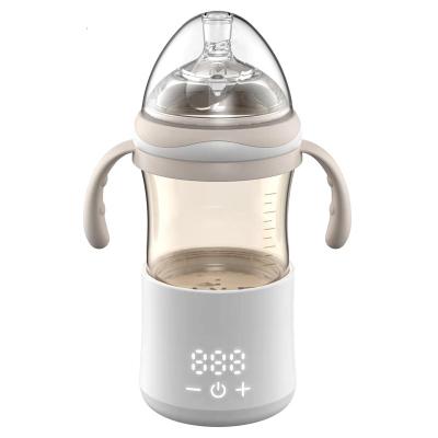 China Portable Infant Quick Heating Milk Warmer USB Baby Bottle Warmer Travel Bottle Cover Insulation Thermostat for sale