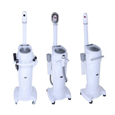 China CME Good Effect Nourishing Skin Massaging Face Steamer Ionogenic Facial Steamer With Wheels for sale