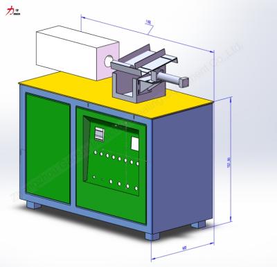 China 120Kw Middle Frequency Automatic bolts nuts hot forging solid power induction heating machine for sale for sale