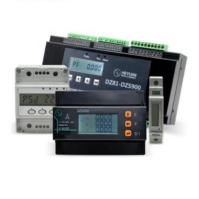 China 27 Channel Digital Din Rail Single Phase Three Phase Electric Power Meter DZS900 for sale