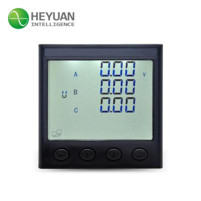 China MS3U7C Measurement DC AC Data Logger LCD Display Industrial Three Phase Voltage Meter for sale