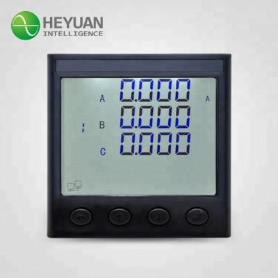 China MS3I7C Three Phase Smart Panel LCD Display Digital Amp Meter DZ81-MS3I7C for sale