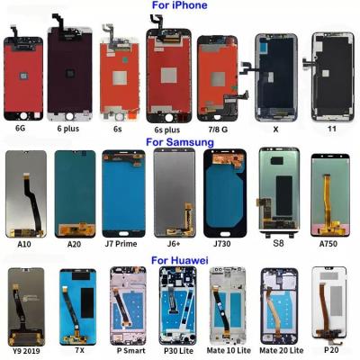 China lcd screen replacement for iphone 5 6 6s 7 8 X plus XR XS 11, lcd display for samsung, cell phone lcd for cellphone lcd Huawei for mobile phone for sale