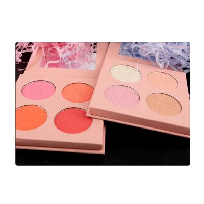 China 4 Color Eyeshadow Palette Waterproof Eyeshadow Palette Heart Shaped Eyeshadow for sale