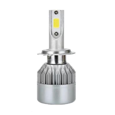 China C6 LED Auto Car Headlights 27W 6000LM COB Headlight Bulbs H1 H3 H4 H7 H11 9005 Auto 9006 Car Led Fog Head Lights Lamps Universal for sale