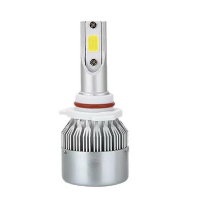 China C6 LED Auto Car Headlights 27W 6000LM COB Headlight Bulbs H1 H3 H4 H7 H11 9005 Auto 9006 Car Led Fog Head Lights Lamps Universal for sale