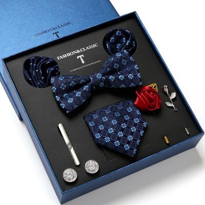 China 2022 new agriculture men's gift box business gift set striped tie square briefcase combination set corporate gift set for sale