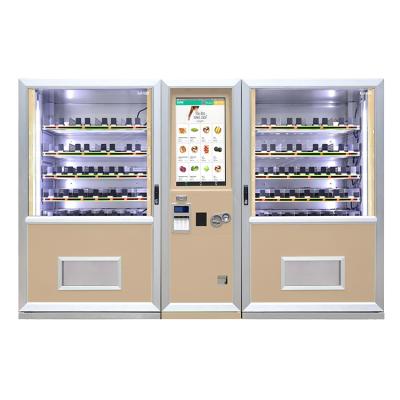 China Subway Station Frozen Food Vending Machine/Steamed Stuffed Roll Vending Machine/Ice Cream Vending Machine for sale