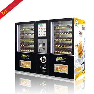 China Metro station fresh food vending machine, fresh fruit vending machines, farm fresh vegetable vending machine for sale