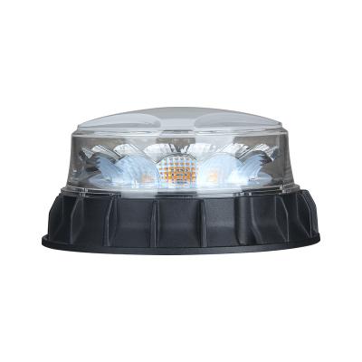 China Aluminum alloy ip6k9k 10V 30V amber white flashing led magnetic warning lights for sale