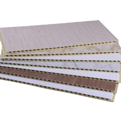 China Modern Interior Modern Board Decoration SPC Fiberglass Wall Panel Stone PVC Bamboo Wall Panel For Vietnam for sale