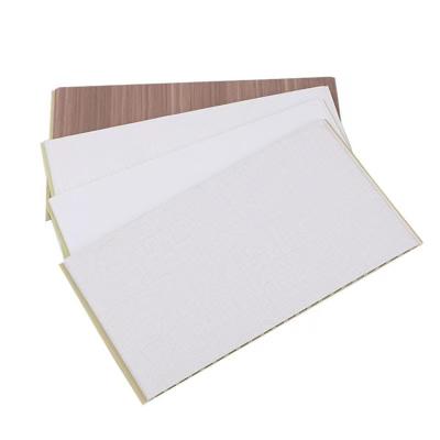 China Modern Hot Selling Antiscratch Wood Fiber Ceiling WPC Panel Waterproof Bamboo Wall Panel For Interior Decor for sale