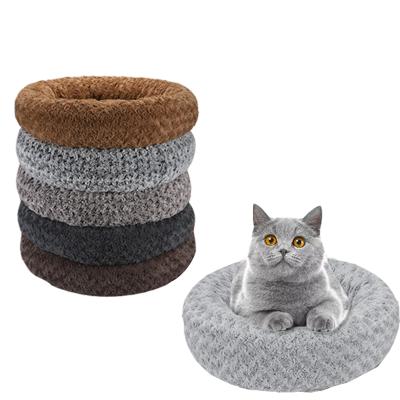 China Wholesale Custom Eco-Friendly Luxury Washable Pet Cat Dog Beds Travel ZMaker Donut Cushion for sale