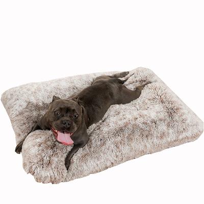 China ZMaker 2021 New Large Custom Luxury Waterproof Cat Bed Plush Pet Dog Bed Cover Waterproof Wholesale for sale