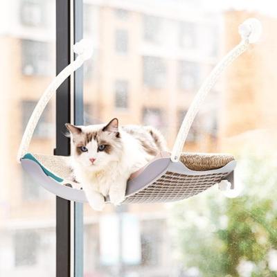 China ZMaker's Paper Scratcher Cat Hammock Bed Cat Grinding Toy Hanging Cat Hammock Corrugated Travel for sale