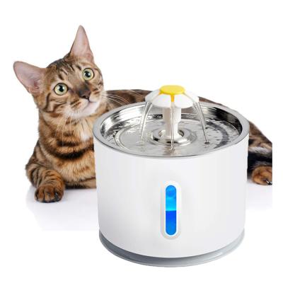 China ZMaker Stainless Steel Pet Automatic Drinking Fountain Electronic Automatic Cats Dogs Water Dispenser Fountain for sale