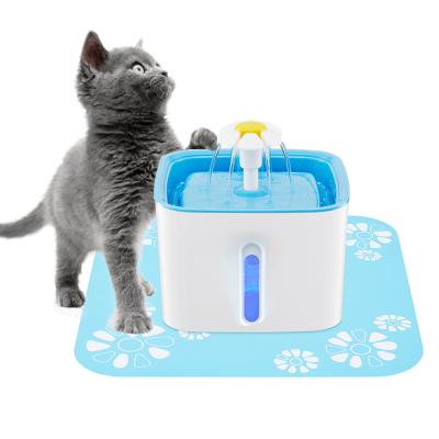 China ZMAKER Pet Automatic Automatic Electric Water Fountain Drinking Dispenser Bowl 2.5L/84oz for Cat and Dog Standard Set for sale