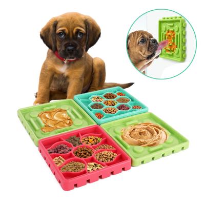 China ZMaker Dog Training Sustainable Puzzle Toy Slow Eat Feeder Mat Lick Pads With Strong Suction for sale