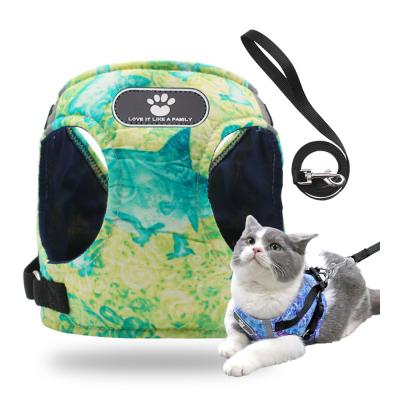 China ZMaker New Design Pet Harness Backpack Reflective Vest Free Leash Custom Logo For Cats Dogs for sale