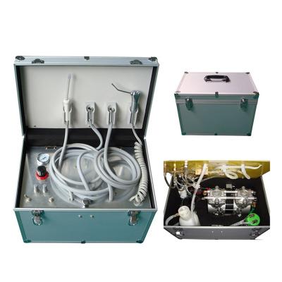 China Best Selling Unidades Odontologicas Portatiles Plastic Mobile Dental Equipment Case Luxury Portable Dental Unit With Scaler for sale