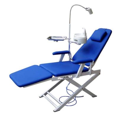 China Metal Sell Other Dental Equipment Chair Unit Price TPC Best Wholesale Best Sell Mobile Portable Dental Chair With Air Compressor for sale