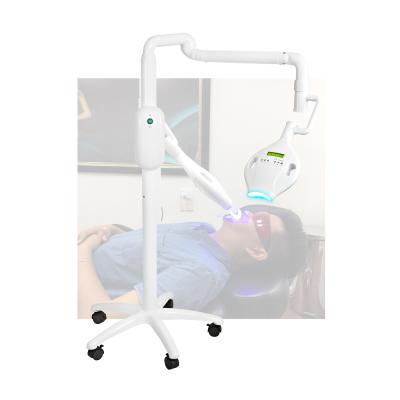 China Metal Private Label CE Approved Dental Equipments Moving Professional Laser Light Teeth Whitening Machine Led Lamp For Sale for sale