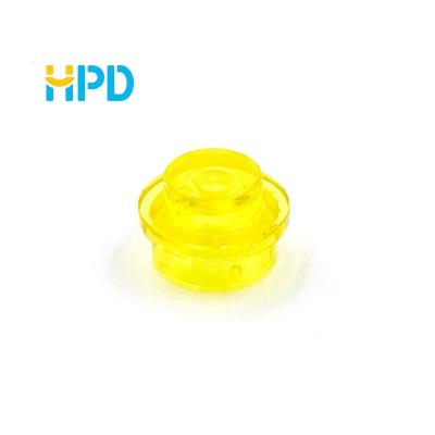 China Building Toy Custom diy round 1x1 diy building block plate lamp moc brick transparent tiles assemble toys for sale