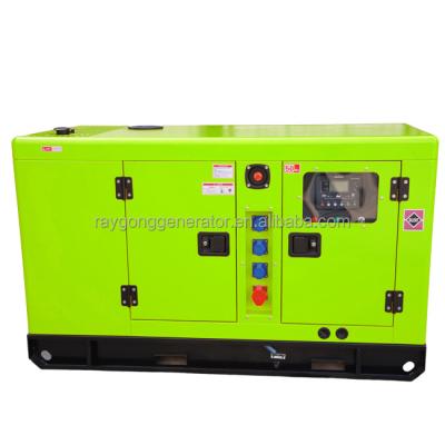 China High Quality 15KW 20KVA Three Phase Water Cooled Open Type Silent Diesel Genset For Residential RGW-15 for sale