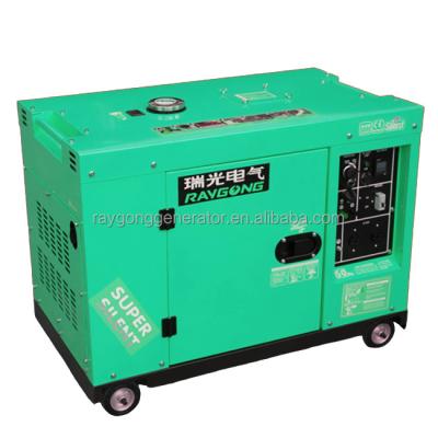 China Factory Direct Sale 6.5KW 8KVA 110/220V 50HZ Quite Small Single Cylinder Generator Diesel For House RG-8 for sale