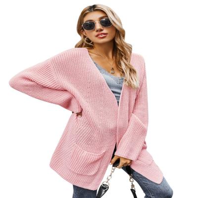 China 2020 Wholesale Breathable Amazon Women's Cardigans Clothing Long Knitted Winter Women's Sweaters Plus Size Jackets Coats for sale