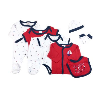 China 2021 Newborn Boys Girls Romper Baby Gift Box Set Breathable Infant Unisex Clothes for sale