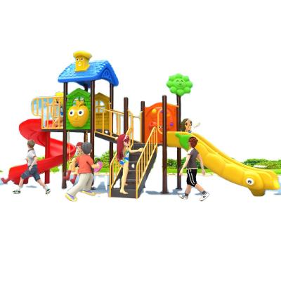 China Outdoor Plastic Playground Equipment Swingset Ground Play Cchildren Kids Equipment for sale