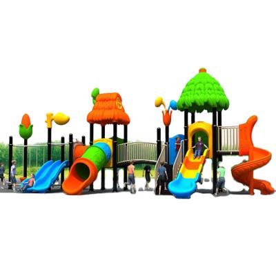 China Plastic Park Commercial Climbing Games Slide Outdoor Kids Playground Equipment for sale