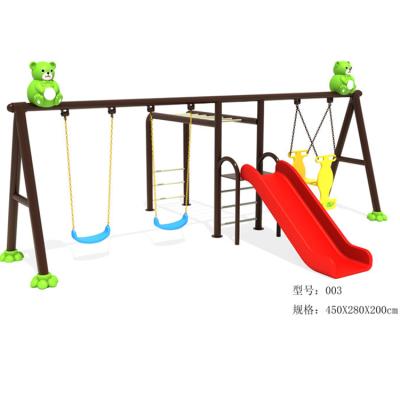 China Sale Plastic Top Outdoor Swing Sets Outdoor Playground Equipment Kids Swing For Kids for sale