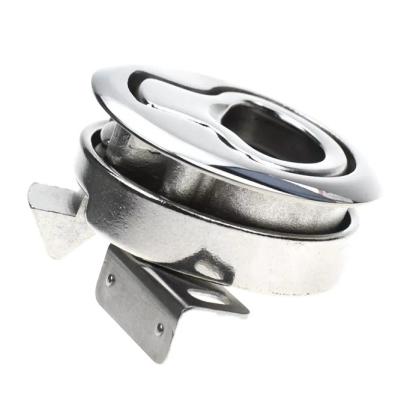 China Boat Hardware Fitting 316 Stainless Steel Marine Hardware Boat Hatch Latches Turn Lift Round Cam Lock for sale