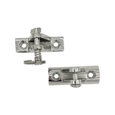 China Boat Hardware Fitting 316 Stainless Steel Marine Hardware Heavy Duty Jaw Slide Deck Hinge For Bimini Rack Yoke Clevis Top Bracket for sale