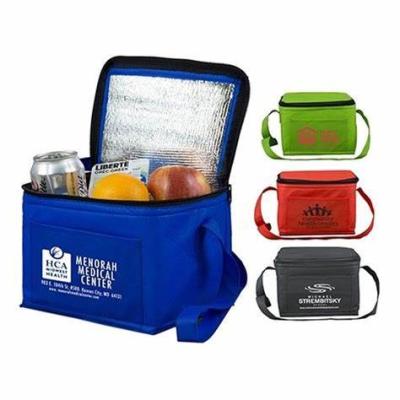 China Custom 6pcs beer cans bottles cooler bag  insulated promotion thermal lunch picnic bag for sale