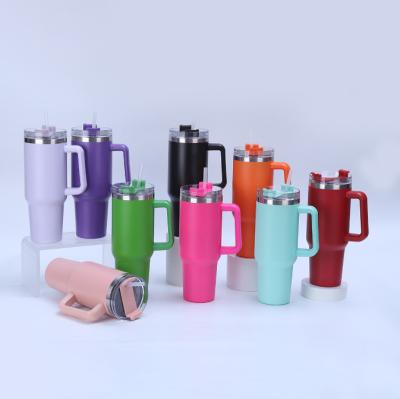 China 40oz 1200ml Double Wall Vacuum Tumbler Bottle Car Cup Leak Proof for sale