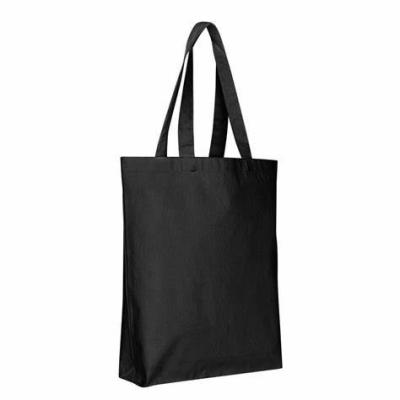 China Drawing Blank Black Gift Canvas Tote Bag Shopping Eco Friendly ODM for sale