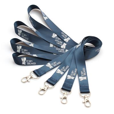 China OEM Nylon Company Branded Lanyards Strap Silkscreen Printing for sale