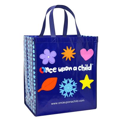 China Custom Printed Reusable Non Woven Shopping Bag Fabric With Heat Transfer Printing for sale