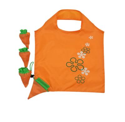 China Cartoon Fruit Polyester Foldable Reusable Grocery Bags Eco friendly zu verkaufen