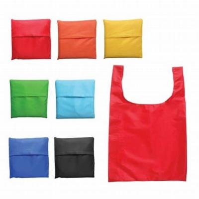 China Bulk Foldable Shopping Bag Recyclable Polyester Lightweight Tote for sale