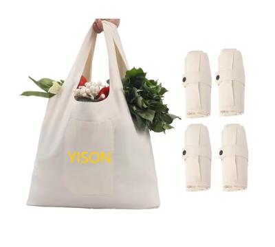 China Recyclable Polyester Foldable Shopping Bag 10OZ Canvas Cotton ODM zu verkaufen