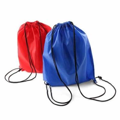 China Polyester Drawstring Dust Bag Backpack Bulk For Camping Fitness Tourism Yoga Sports for sale