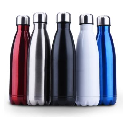 China Leak Proof Double Wall Insulated Water Bottle 17oz 500ml Colorful Keep Hot Cold Sports for sale