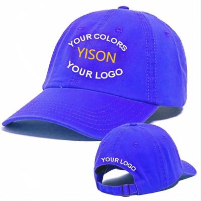 China Custom Baseball Cap In Custom Fabric Cotton Sports Cap Papa Hoed Voor Promoton Te koop