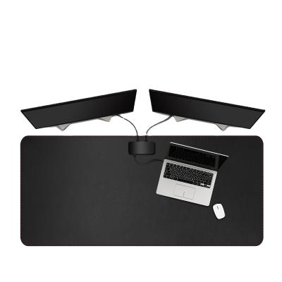 China Durable PU Leather Computer Desk Mat Large Factory Durable Custom Mouse Pad For Office for sale