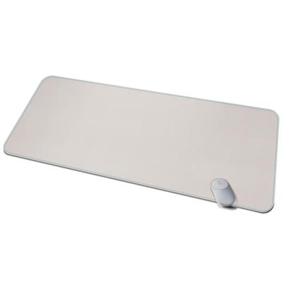 China Leatherette Desk Pads Leatherette Laptop Mat, 120x50cm Desk Mate for the Perfect Office and Home, Rectangular, Large (Cream Color) for sale