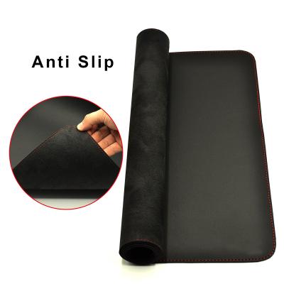 China Durable Professional Large Oversized Mouse Pad Durable PU Leather Computer Writing Desk Custom Mat for sale